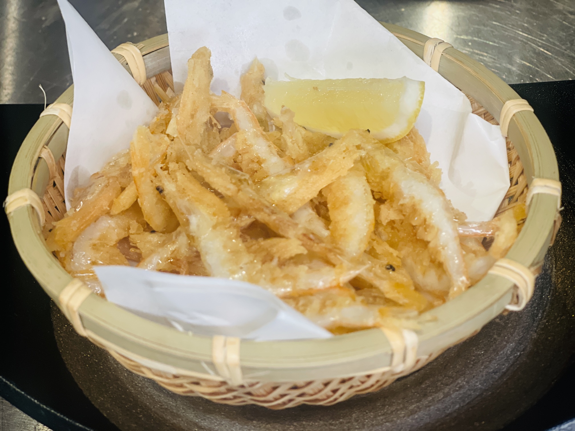 富山湾産白えびの唐揚げ