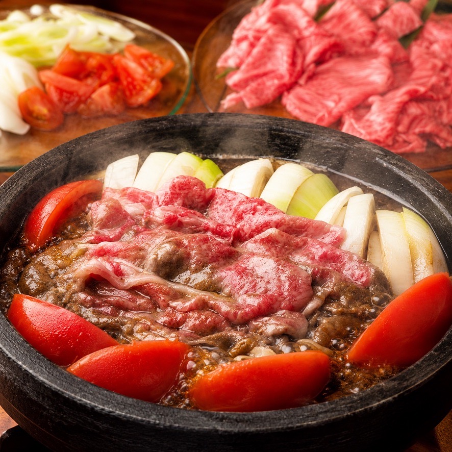 和牛トマトすき焼き（〆のリゾット付）
